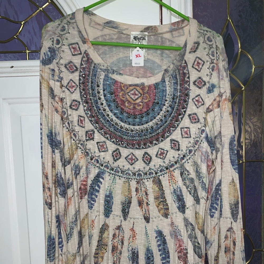 Ladies long sleeve top